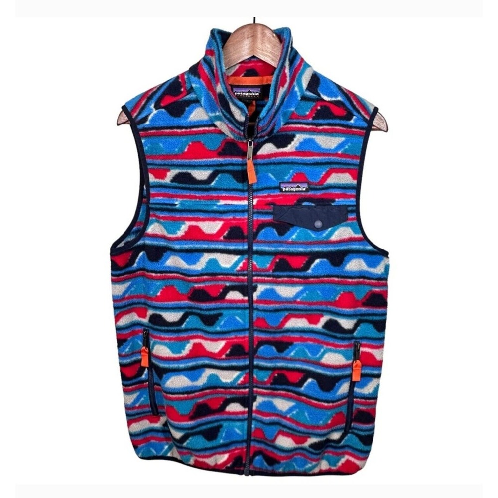 Patagonia Synchilla Fleece Full Zip Vest Womens Southwestern Aztec NOWT